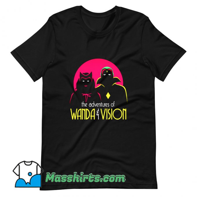 The Adventures Of Wandavision Superhero T Shirt Design