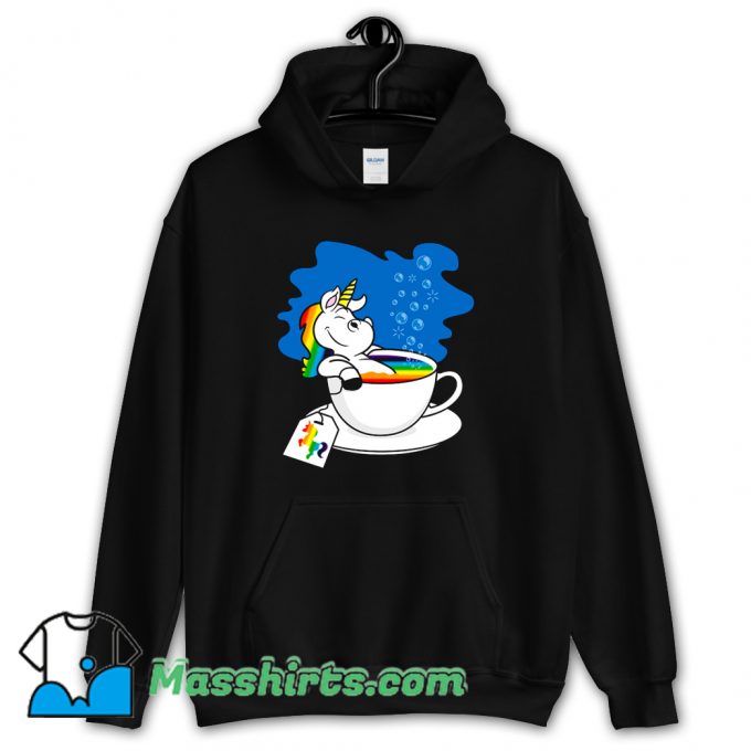 Unicorn In A Cup Of Tea Hoodie Streetwear