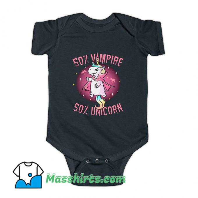 Vampire Unicorn Spooky Baby Onesie On Sale