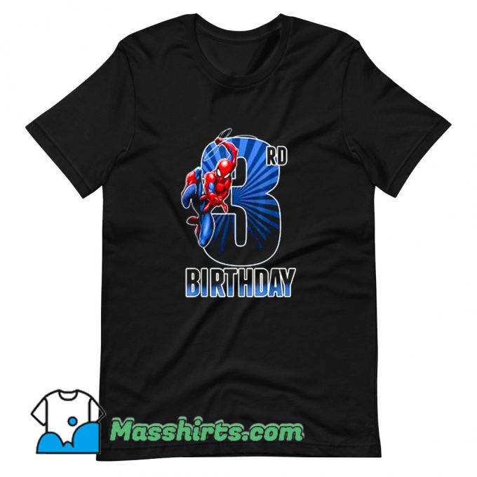 Original 3Rd Birthday Marvel Spider-Man T Shirt Design