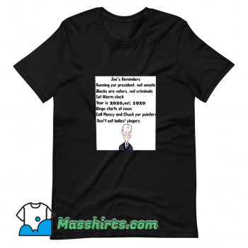 Anti Joe Biden Forgetful Politics T Shirt Design
