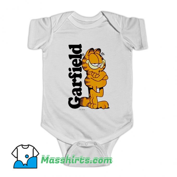 Awesome Garfield Cooper Logo Baby Onesie