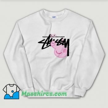 Awesome Peppa Pig X Stussy Parody Sweatshirt