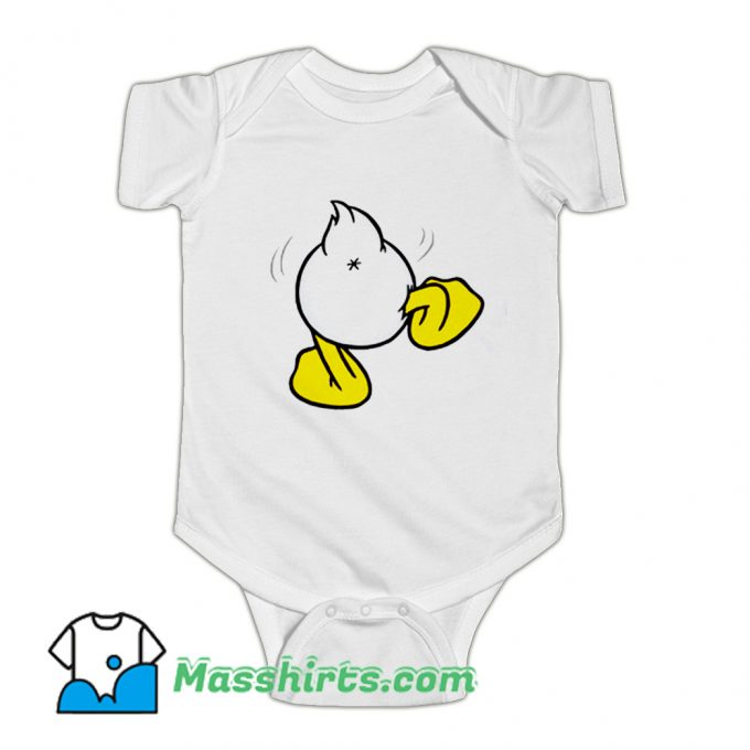 Cartoon Donald Duck Ass Baby Onesie