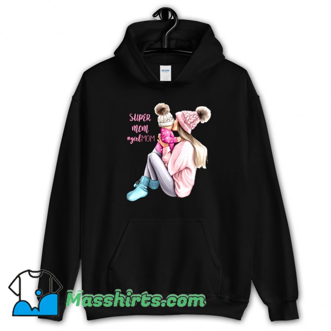 Cheap Super Mom Girl Mom Hoodie Streetwear