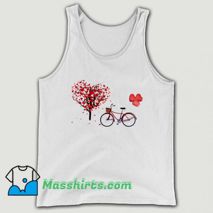 Classic Bicycle Vogue Girl Korean Style Tank Top