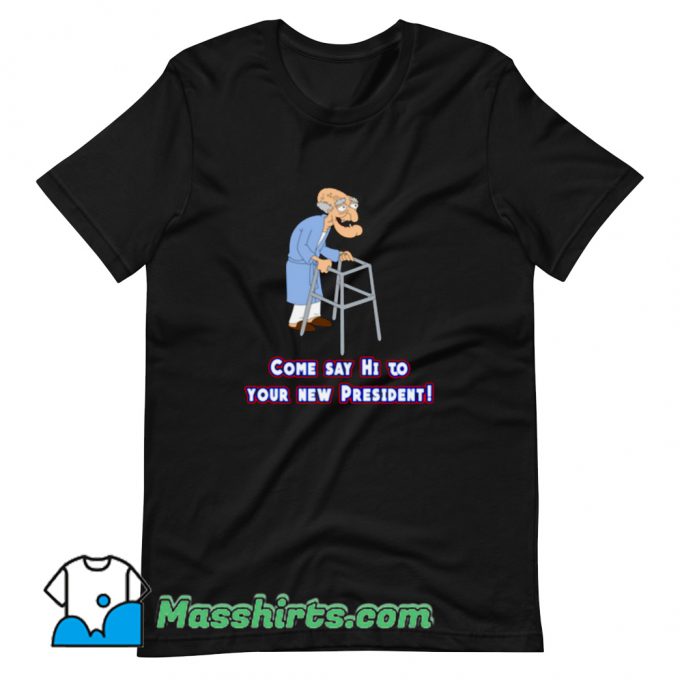 Vintage Come Say Hi Family Guy T Shirt Design