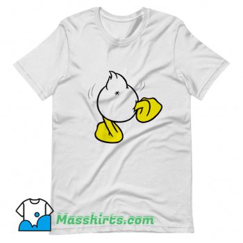 Cool Cartoon Donald Duck Ass T Shirt Design
