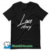 Cool Happy Valentine Love Story T Shirt Design