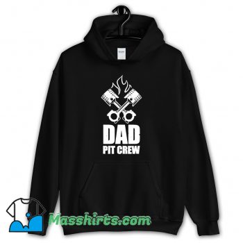 Vintage Dad Pit Crew Father Day Hoodie Streetwear