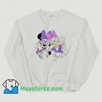 Daisy Duck And Minnie Mouse Sweatshirt On Sale
