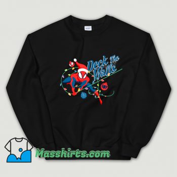 Deck The Walls Spiderman Christmas Sweatshirt