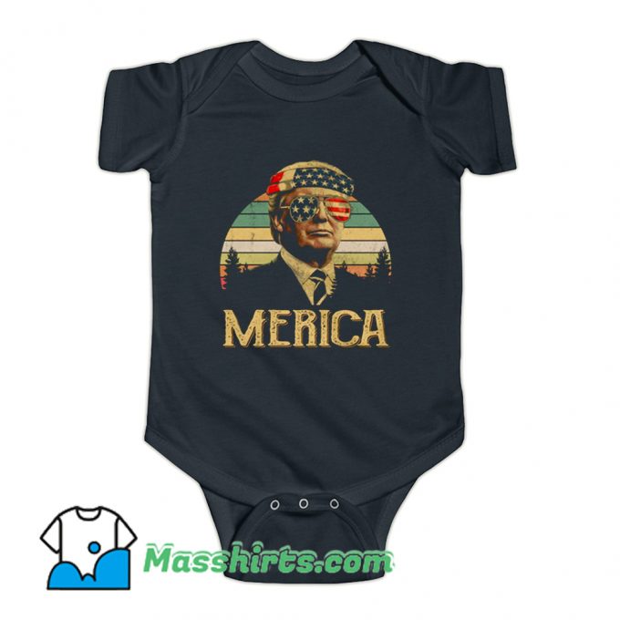 Classic Donald Trump Thug Life Baby Onesie