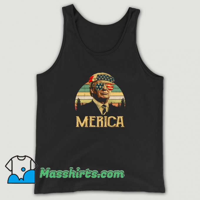 President Donald Trump Thug Life Tank Top