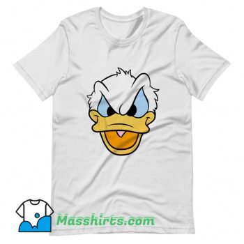 Donald Duck Angry Face Funny T Shirt Design