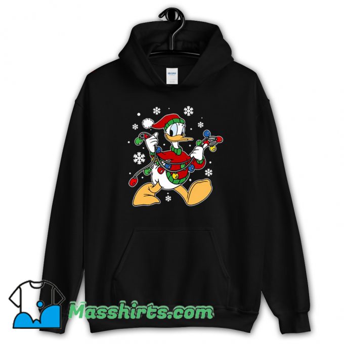 Donald Duck Christmas Light Hoodie Streetwear