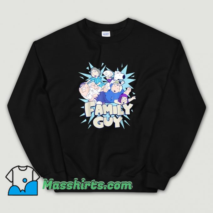 Classic Family Guy Fight Logo Sweatshirt