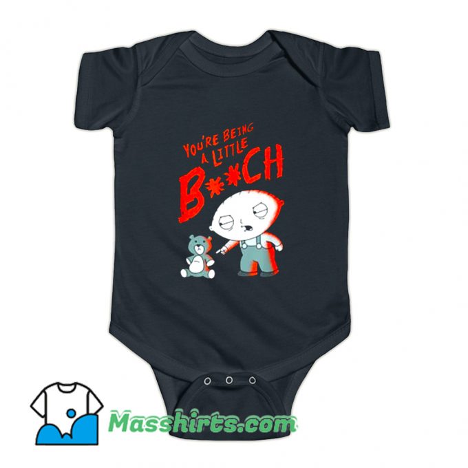 Family Guy Stewie Being A Little B Baby Onesie