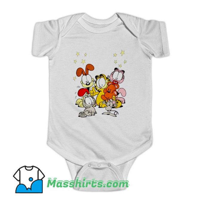 Garfield Friends Are Best Baby Onesie