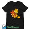 Garfield Hug Teady Bear Classic T Shirt Design 1