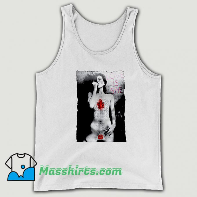 Girl Nude Love Sexy Tank Top