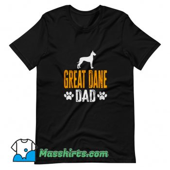 Vintage Great Dane Dad Gift Dog T Shirt Design