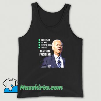 Vintage I Hate Joe Biden Policy Tank Top