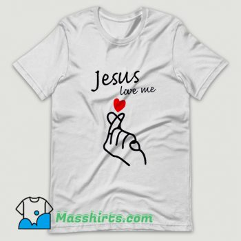 Jesus Love Me Valentine Day Vintage T Shirt Design