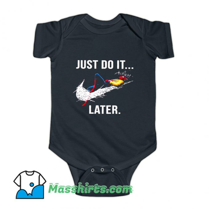 Just Do It Later Spider-Man Baby Onesie On Sale