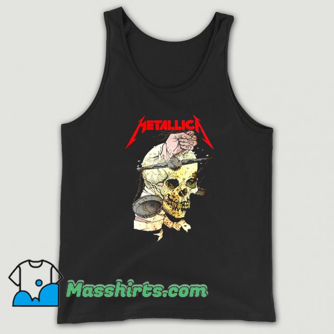 Metallica Hand On The Brain Tank Top