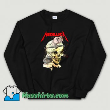 Metallica Hand On The Brain Vintage Sweatshirt