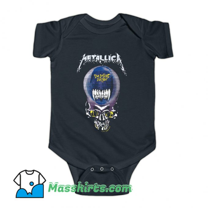 Metallica I Am Inside I Am You Baby Onesie