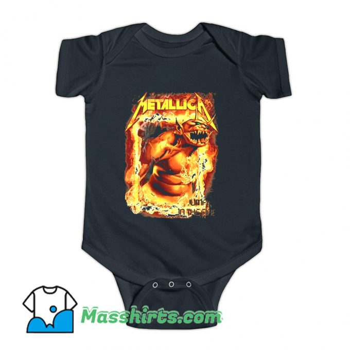 Metallica Jump In The Fire Baby Onesie