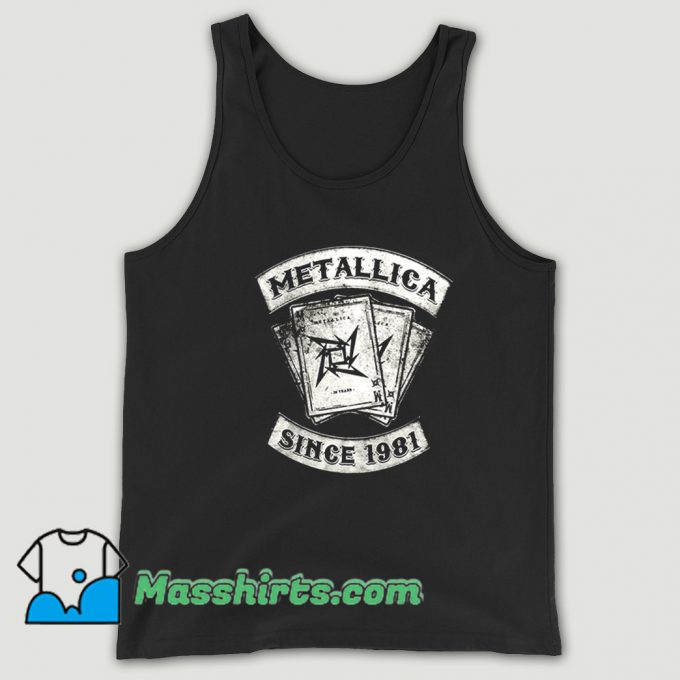 Metallica Rock Since 1981 Tank Top On Sale