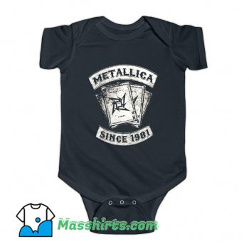 Metallica Rock Since 1981 Baby Onesie