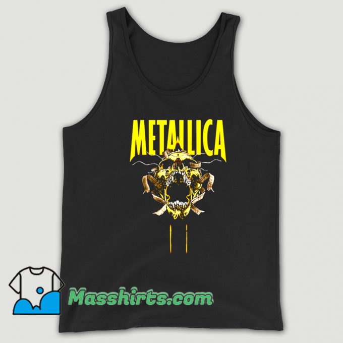 Vintage Metallica Skull Cry Rock Tank Top