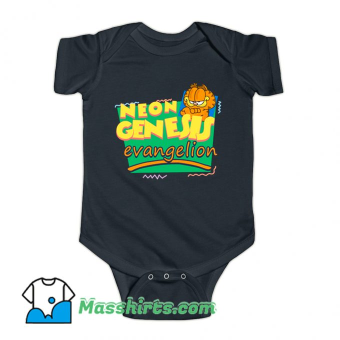 Neon Genesis Evangelion Meets Garfield Baby Onesie