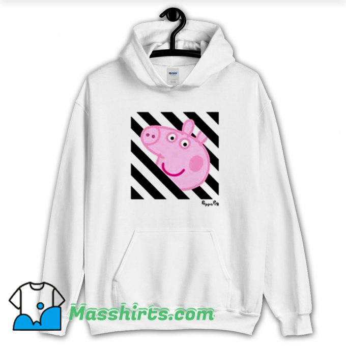 Off White Cartoon Peppa Pig Hoodie Streetwear