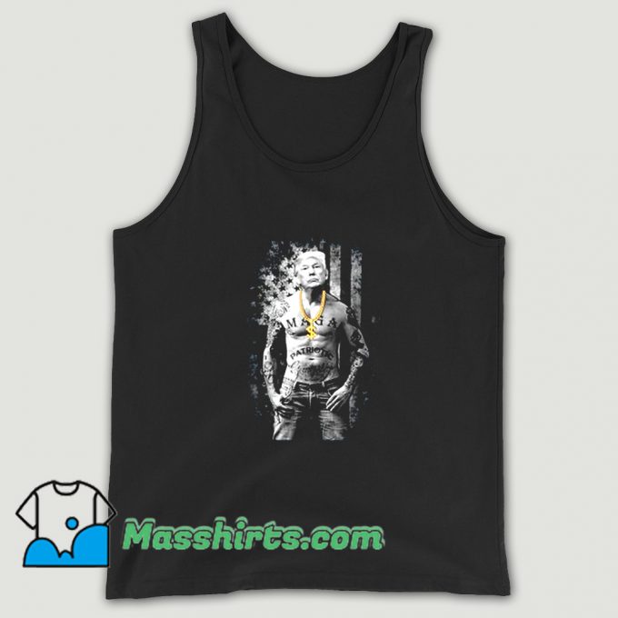 Patriotic Gangster Pro Trump Tank Top