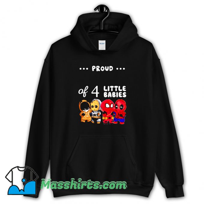 Funny Proud Of 4 Little Babies Spider-Man Hoodie Streetwear