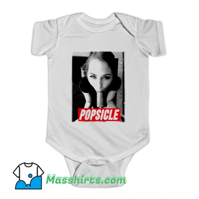 Cute Riley Reid Pornostar Popsicle Baby Onesie