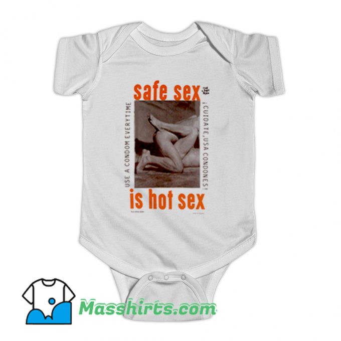 Safe Sex Is Hot Sex Baby Onesie On Sale