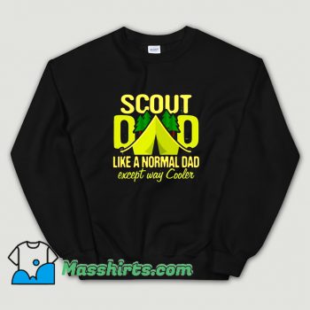 Scout Dad Cub Leader Boy Camping Sweatshirt