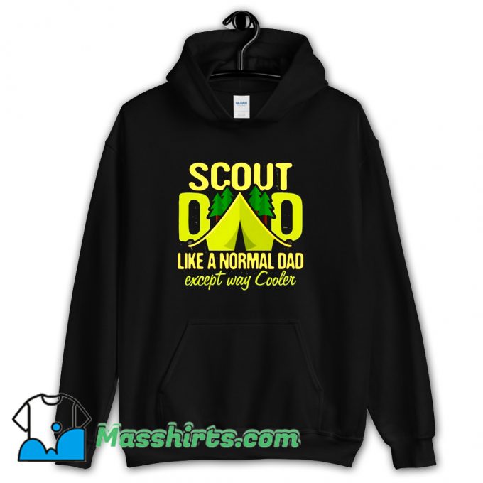 Scout Dad Cub Leader Boy Camping Hoodie Streetwear