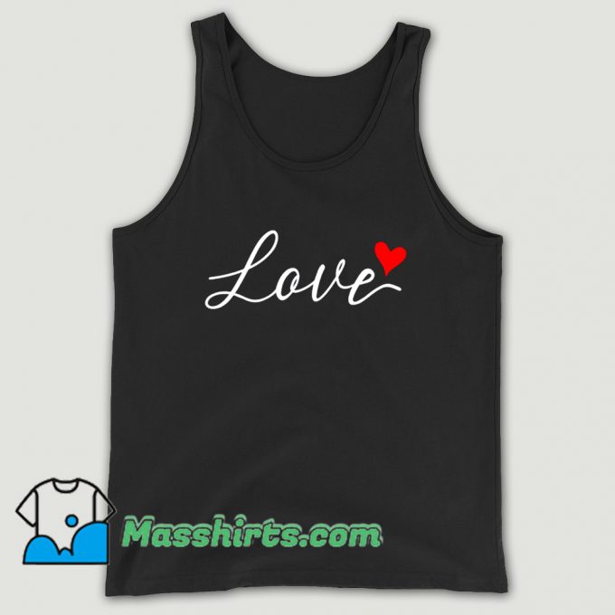 Valentine Day Love Heart Tank Top