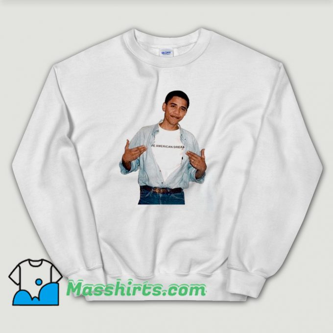 Young President Barack Obama Sweatshirt On Sale