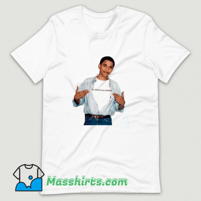 Young President Barack Obama T Shirt Design
