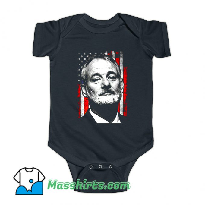 Bill Murray American Flag Baby Onesie