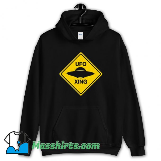 Cheap Ufo Xing Retro 80s Hoodie Streetwear