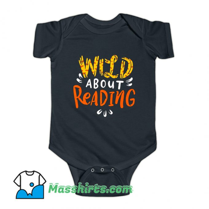 Cheap Wild About Reading Baby Onesie